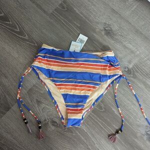 Letarte swim striped bottoms